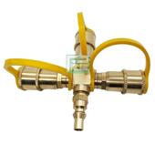 派PBF瑞亚马接逊北美1 房车管配件管快速转头软气4Y铜