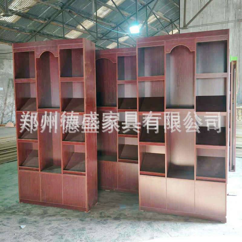 红酒展示柜 木质红酒中岛柜红酒货架红酒展柜酒柜货架红酒陈列