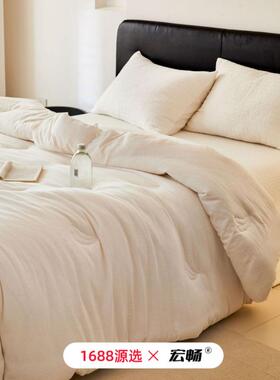 A类春母婴全级棉50%大豆纤维冬四季被纯BH-09060棉夏被秋被加厚保