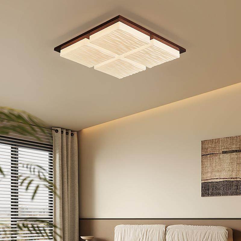 胡桃木客大厅古主灯原木黑奶油风新中式全光谱45护眼厅中卧室吸顶,家装灯饰光源,客厅吸顶灯,淘宝优惠券,粉丝福利购,淘宝优惠卷