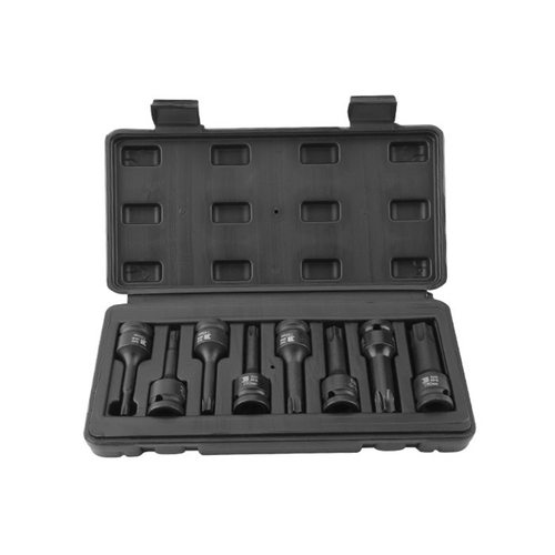 波斯工具 8件套12.5mm系列气动风动花型旋具套筒组套BS365810C