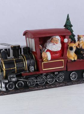 跨境爆款圣诞人骑马树脂工艺品家居间老桌面欧房RRW101-D轻奢装饰