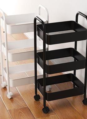 厨储房物架纳蔬菜收架轮EIS子带烤箱架子置物架落地多层用微家波