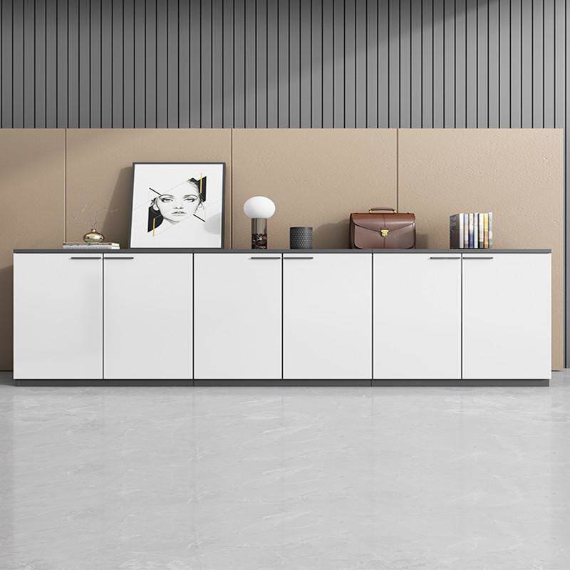 白色文件SNR柜柜质储物柜隔桌边柜打印机柜木断柜资料收纳柜矮茶