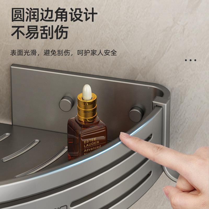 生间置角物架免打孔厕所挂洗漱台墙卫角壁收DZB纳神器洗手间浴室