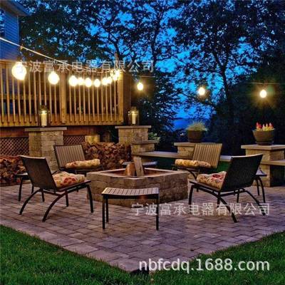 南户外S14防水串E27/E26跑马YAB可替非换灯带庭院餐厅灯婚饰礼装