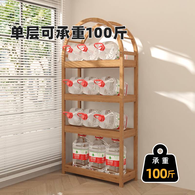 阳台花架层架落地式多肉架子置物架实木多层移动带轮植物架花盆架