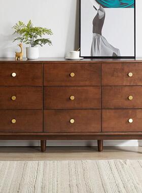 实木柜斗五27891斗柜用卧室储物柜现代简约柜客厅家边斗橱收纳柜