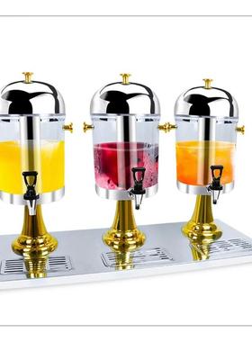 酒果OXW店不头钢汁鼎小型锈单头三商用果汁桶饮料机自助