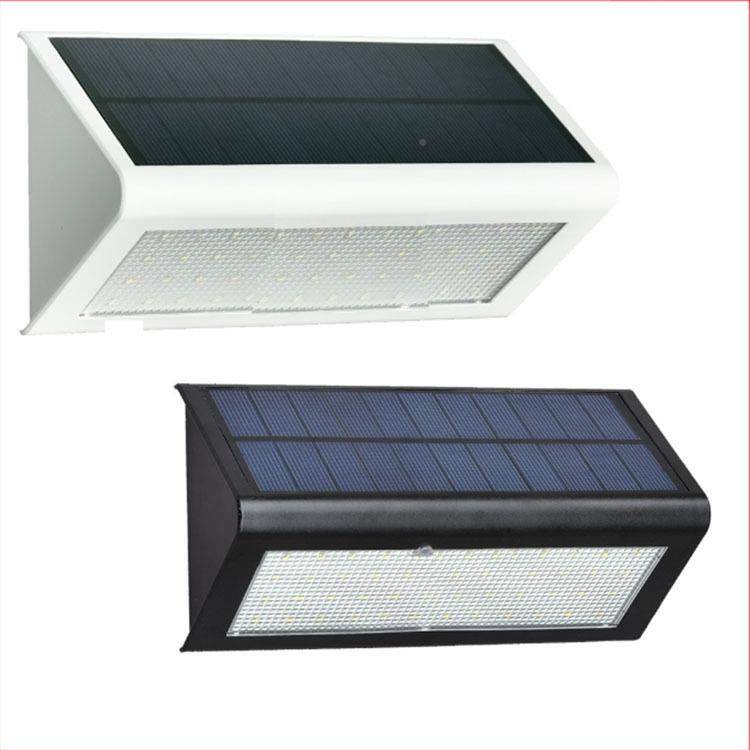 外48LED雷灯E4户8灯LD雷达人体感应壁灯景观庭院一体化路灯跨境款