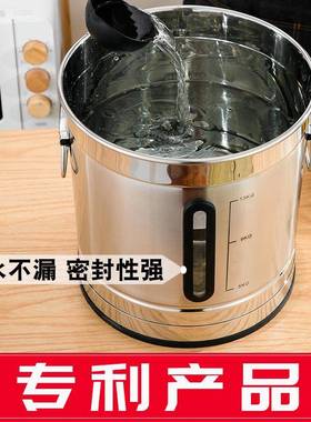 4不锈钢米桶杂WRQ粮粉桶密封0防虫面潮多功能储物桶收纳桶防米缸