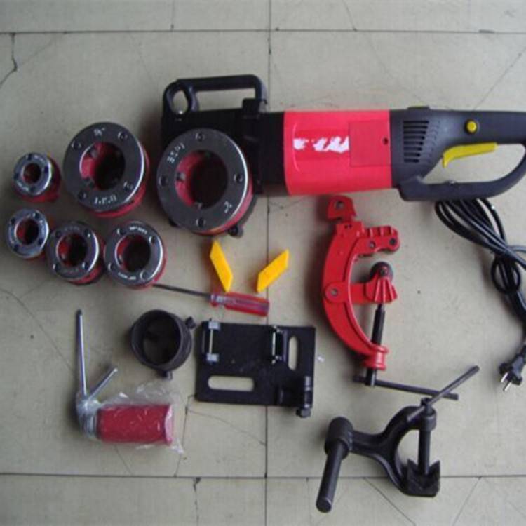 1寸套丝机价格 1寸套式切管机 手持式电动套丝切管机