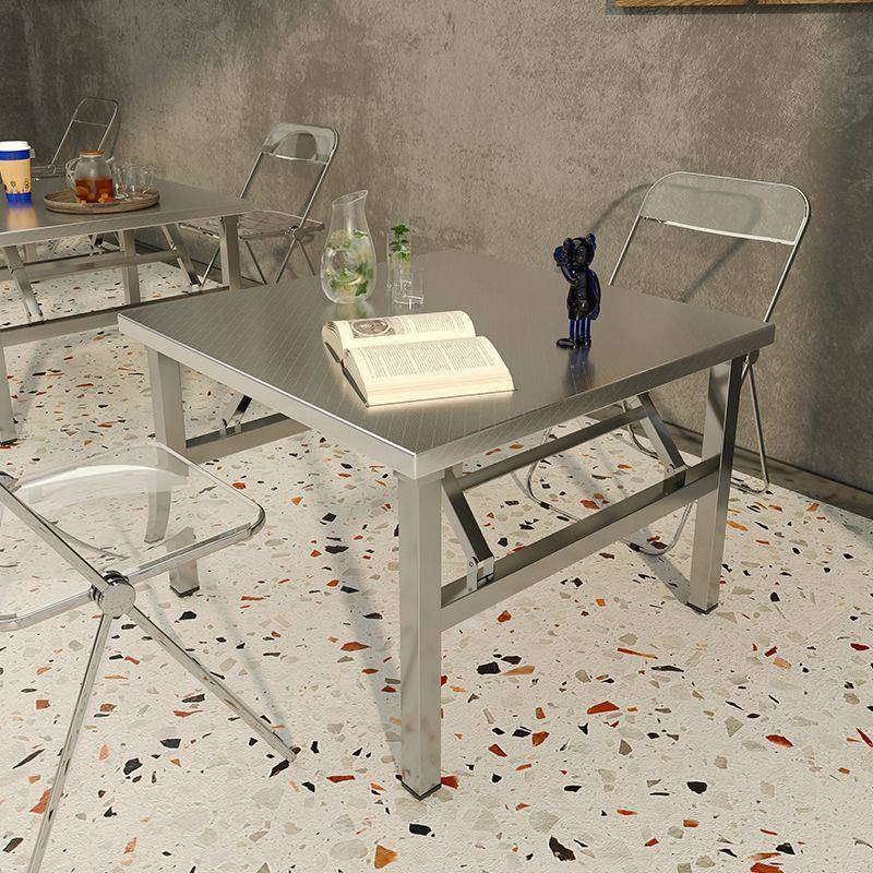 不市锈钢折叠桌便携式烧烤桌子ABK户摆摊商用外夜出摊方桌小简易