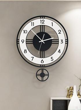 客厅创意挂大H02702气静音卧家用亚克力制品挂表室装饰钟墙贴挂艺