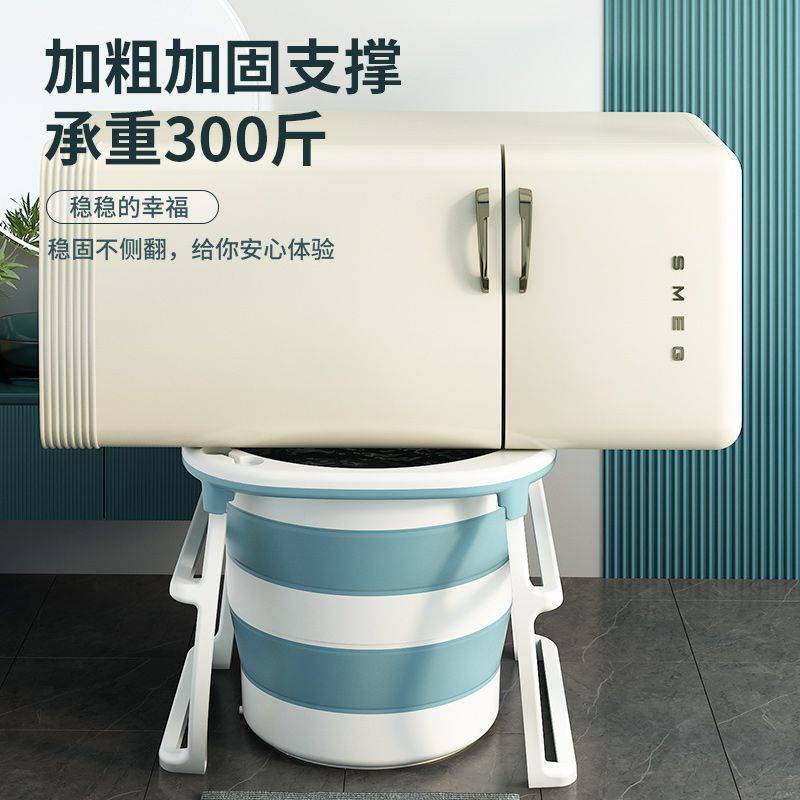 拆 叠泡澡桶洗澡桶折贴拆冬季天大人专用小户型折叠式浴家用全身