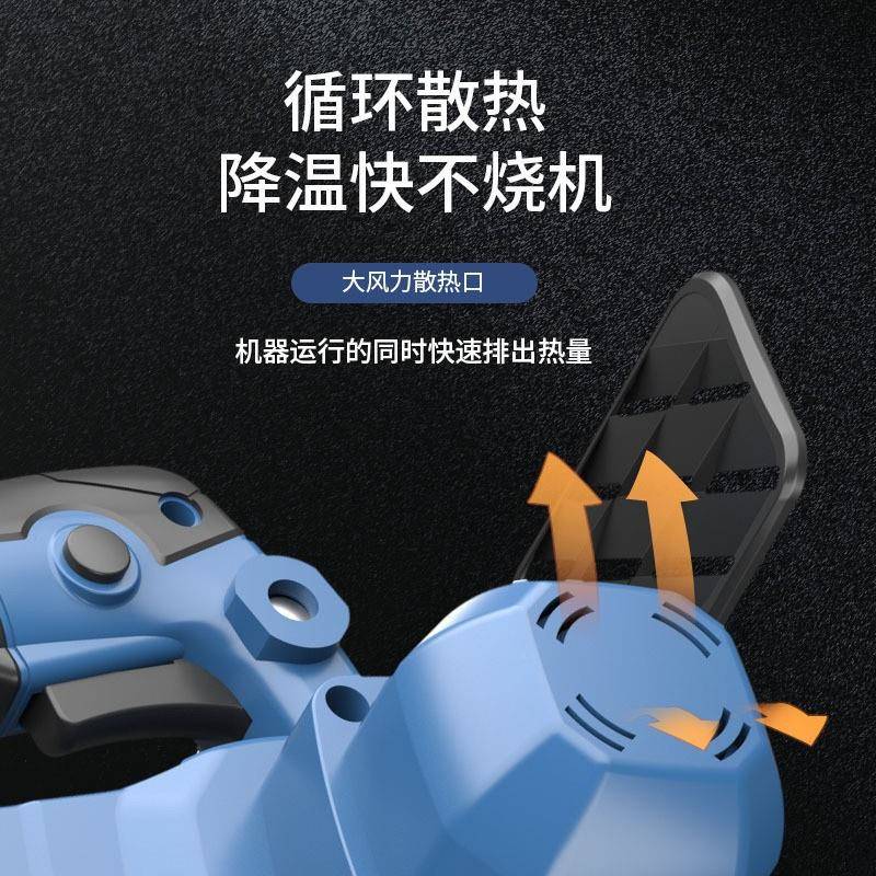 12寸无锂率电电链锯586汽油锯电动大功家用锯小型手电持刷户外伐