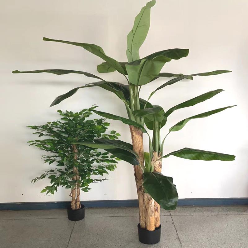 工厂仿盆栽榕8805树假树小树色植物景观艺婚绿庆民宿家园居装饰摆