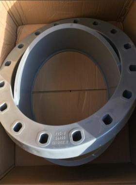 PV法兰片法兰盘UPVC活套法兰塑料pv4c活动法兰DN0404000MM016C寸