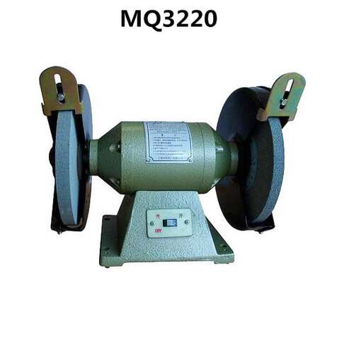 上海三棱牌台式砂轮机MQ3220三相轻型台式砂轮机抛光打磨用砂轮机