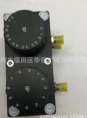 SMA型双母2W连接器0-90dB并联手动式旋转可调衰减器1dB步进6G频率