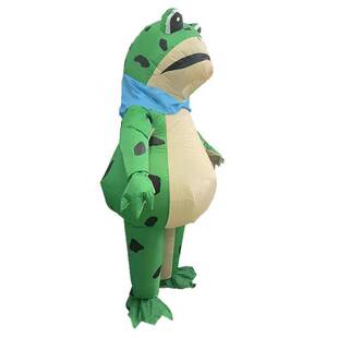 可爱青蛙人偶服装 青蛙玩偶服充气衣服 癞蛤蟆搞怪演出青蛙充气服