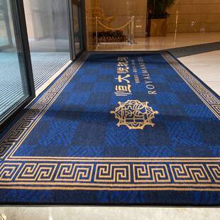 地毯商用地垫logo图案印字公司酒店门店室外防滑迎宾地垫
