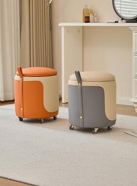 厂家卧室妆化凳主卧发梳凳子家用皮凳客厅ONB妆茶桌凳茶几凳圆凳