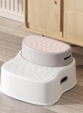 ?儿凳童踩脚凳厕所洗宝宝垫脚凳子洗脚漱台阶梯手YMV脸刷牙踩防滑