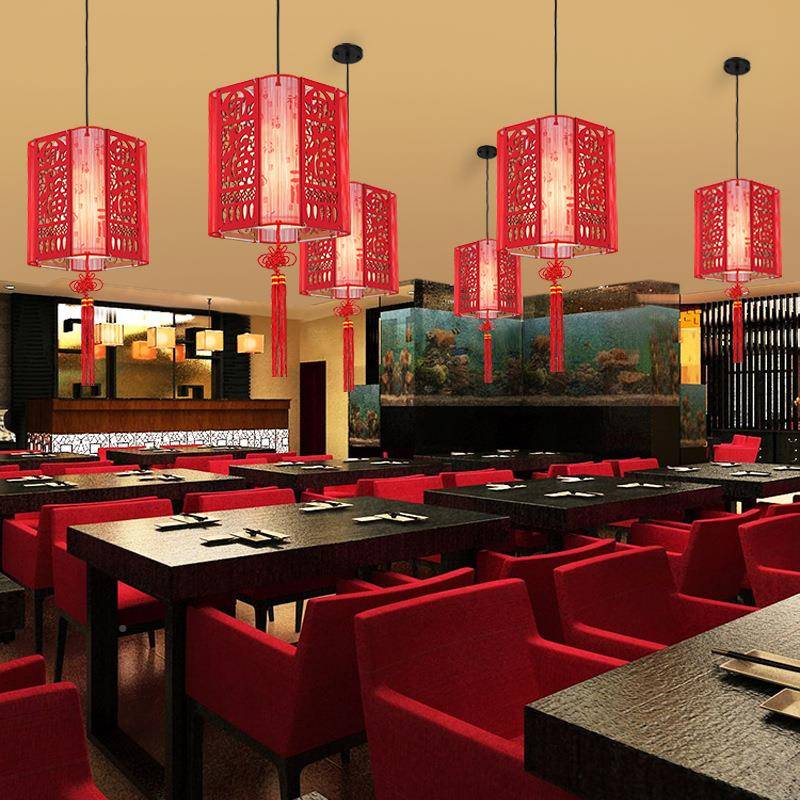 灯笼灯吊灯风客卧室阳台玄约关厅走廊灯餐076002酒店现代中式简厅