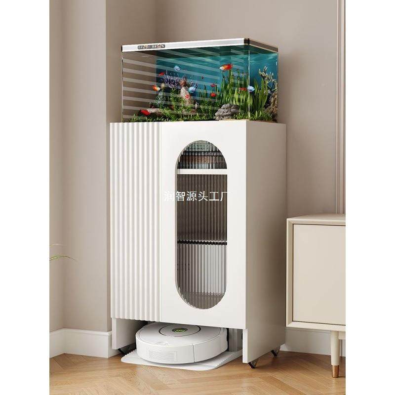 扫机器人收纳柜柜科沃XOV斯云鲸置客物架落地石头地置物追觅上方