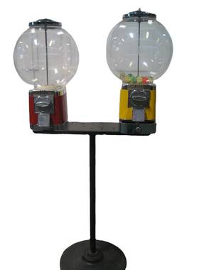 红色一元2元弹机力球动投机弹IGH力球2号弹力球自售卖币机弹力球