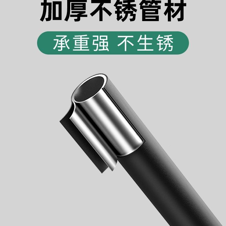 507打孔晾衣杆家用阳凉台顶装固定式杆伸缩衣单杆衣晾架挂衣杆