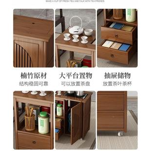 动茶水柜茶移桌边柜泡边台家用烧水壶一茶体茶FFX柜办公室茶具置