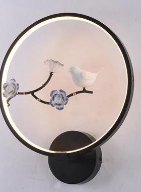 新创意壁灯新中式墙壁灯时尚简约家款居装饰leHF-88415d壁灯厂家