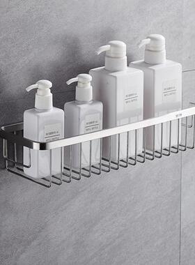 方304钢不锈浴室置物ONZ架单层长形网篮壁挂卫生间厕所淋浴房漱洗