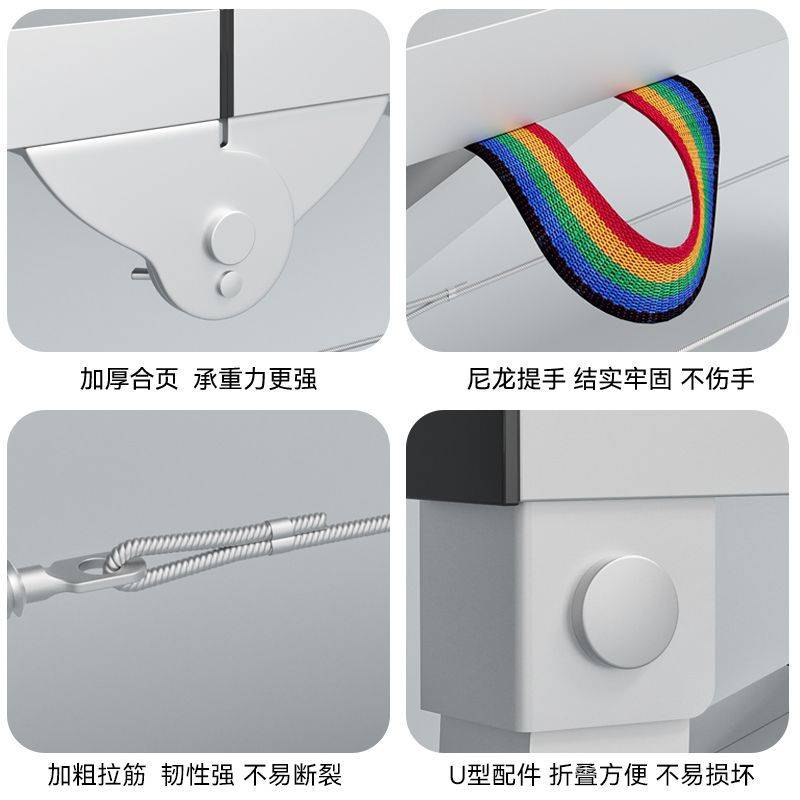 折叠马凳加厚升降脚手架室内刮腻子多功能装修梯特厚套圈凳子