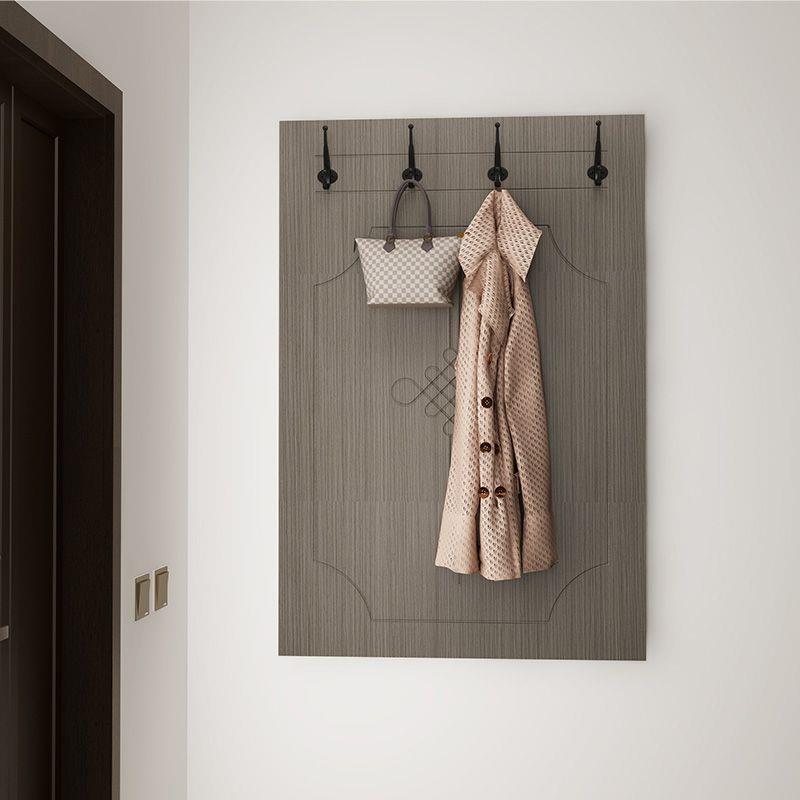 衣帽架宾馆板酒店款卧室客置00102373物架衣服挂衣钩新免打孔门后