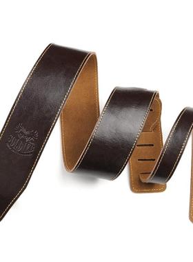 sodier士兵吉他背皮质民谣贝带斯电他背QEX带木吉吉他背l带肩带通