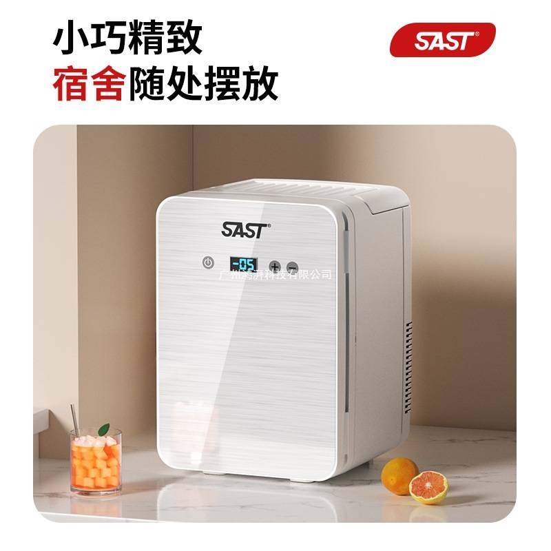 SAST迷你小冰箱冷冻冷藏保鲜家用租房宿舍办公室母乳小型车载冰柜