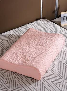 胶枕套3防止枕芯忆发黄记乳枕头套60x40成人ZGW50X0防水枕巾一对