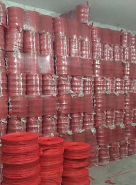 尼龙捆草绑绳布条TBL红色果花色拉枝打包包带园打林捆土球树布带