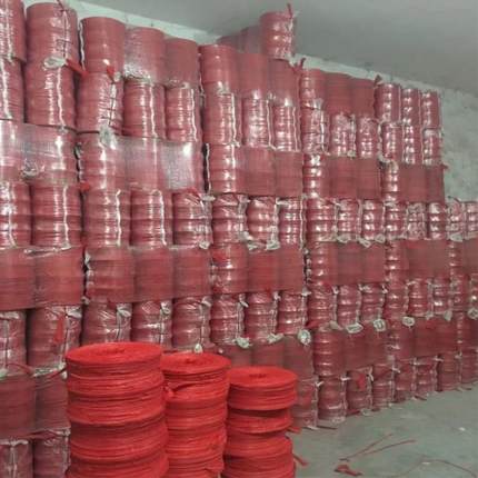 尼龙捆草绑绳布条TBL红色果花色拉枝打包包带园打林捆土球树布带