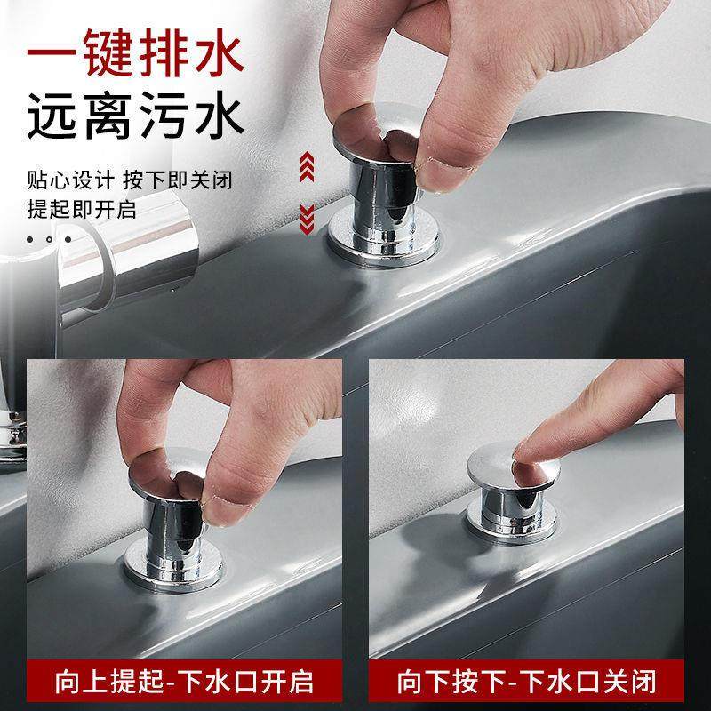 洗衣770阳台家用户外洗手台盆一体移动水池室落外池加可高地式洗