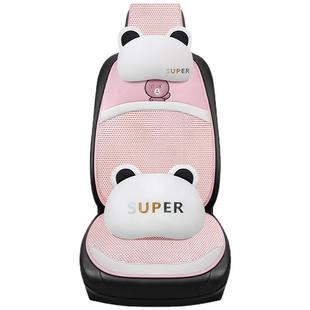 座垫R季 凉女座椅套四薄半包亚麻布艺用汽车坐垫卡829通通冰丝 4款