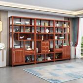 实木置博古架办仿古公多354宝阁中式 示柜展家用隔断落地物架