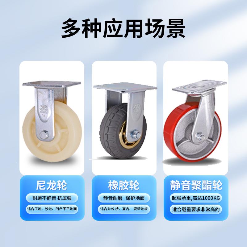 厂家直供重折音叠型方静平板车高载管重加厚钢管手推车STC001拉货