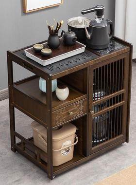 动茶台家用移小茶泡桌客厅茶柜烧水壶茶一体茶几茶盘阳PVV台迷茶