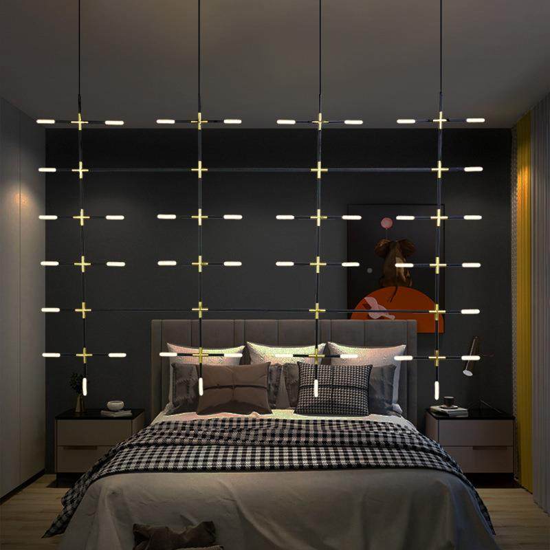 现代极简创意酒店364客吊灯工办公室古厅卧室别墅程拼接中风灯具,家装灯饰光源,智能吊灯,淘宝优惠券,粉丝福利购,淘宝优惠卷