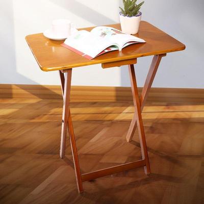 简易折叠桌家用方形桌写字学习桌实长木电脑桌ZPM餐饭小户型便携