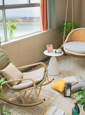 吊椅秋千外庭院吊户室TEX内休闲用吊床露台阳台篮竹编家秋千椅摇